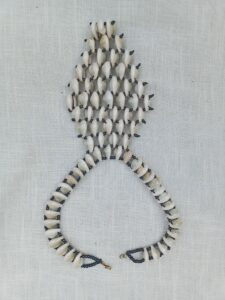 Cowrie Shell Diamond Pendant Necklace