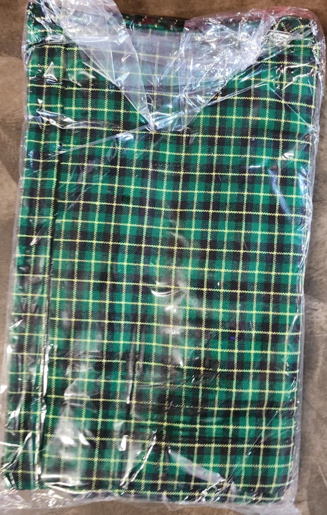 Authentic Maasai Shuka Blanket – Traditional African Plaid Wrap Cloth