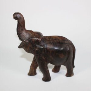 Store Hand-Carved Wood Elephant Statue / Figurine / Sculpture Gift