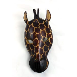 Store Hand-Carved Wood Giraffe Mask / Wall Art / Wall Hanging Gift