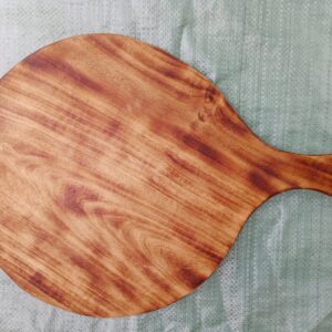 Round Wooden Chopping Board / Serving Board with Handle