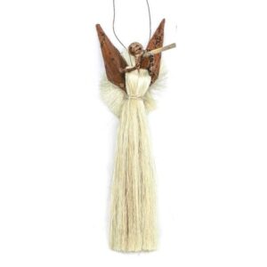 Sisal Angel with Wings / Handmade African Hanging Angel